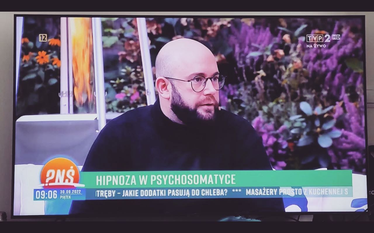 Piotr Matejuk w Pytaniu na Śniadanie, TVP 2 — Hipnoza w psychosomatyce